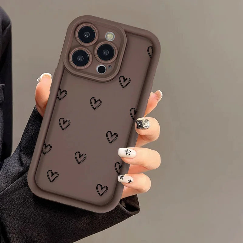 Love Heart Phone Case For iPhone