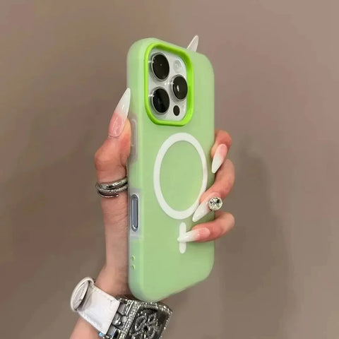Luxury Candy Wireless Charge Matte Phone Case For iPhone