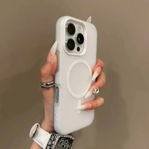 Luxury Candy Wireless Charge Matte Phone Case For iPhone