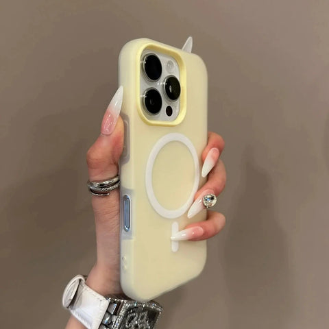 Luxury Candy Wireless Charge Matte Phone Case For iPhone